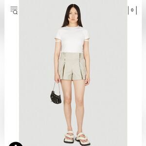 Helmut Lang Zip Front Shorts